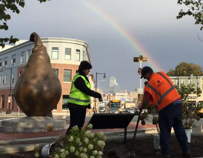 Edward Everett Square Clean-up